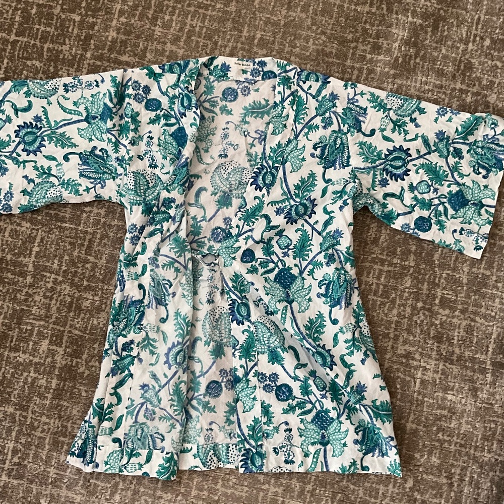 Roller Rabbit Amanda Kimino in Turqoise